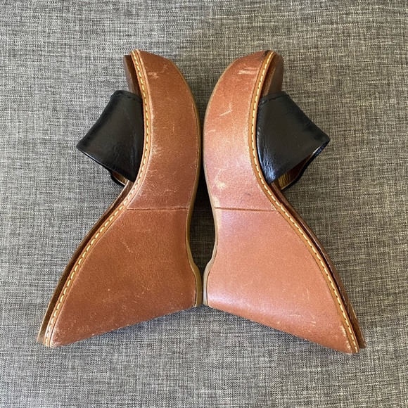 PRADA WEDGE MULES/SANDALS 39.5 - Picture 3 of 10